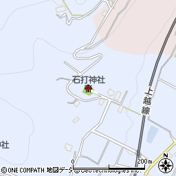 石打神社周辺の地図