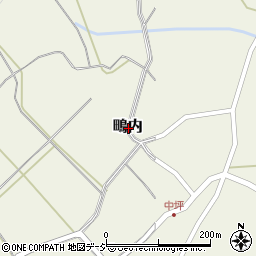 栃木県那須塩原市鴫内周辺の地図