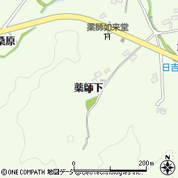 福島県いわき市常磐三沢町薬師下周辺の地図
