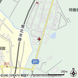 栃木県那須郡那須町寺子乙1281周辺の地図