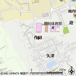 福島県いわき市常磐関船町作田周辺の地図