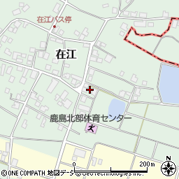 石川県鹿島郡中能登町在江ヨ周辺の地図