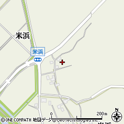 石川県羽咋郡志賀町米浜新林周辺の地図