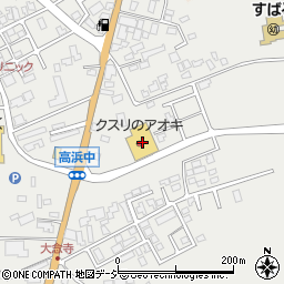 クスリのアオキ　志賀高浜薬局周辺の地図