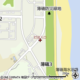 灯台入口周辺の地図