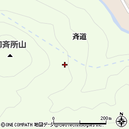 福島県いわき市田人町黒田斉道周辺の地図