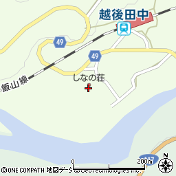 田中温泉しなの荘周辺の地図