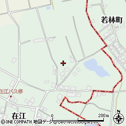 石川県中能登町（鹿島郡）在江（メ）周辺の地図