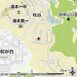 福島県いわき市常磐湯本町吹谷106-30周辺の地図