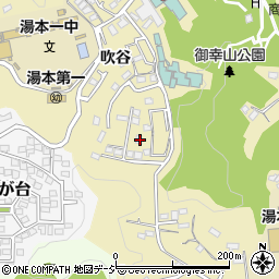 福島県いわき市常磐湯本町吹谷106-11周辺の地図