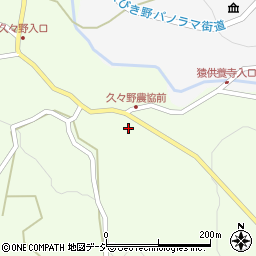 新潟県上越市板倉区久々野2752周辺の地図