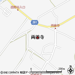 新潟県妙高市両善寺周辺の地図