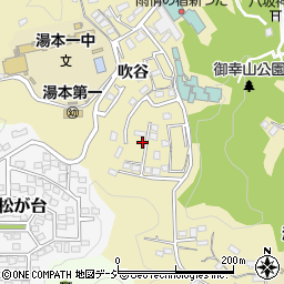 福島県いわき市常磐湯本町吹谷106周辺の地図