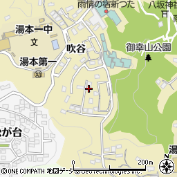 福島県いわき市常磐湯本町吹谷106-8周辺の地図
