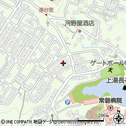 福島県いわき市常磐上湯長谷町湯台堂周辺の地図