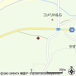 福島県いわき市遠野町上遠野（川張）周辺の地図