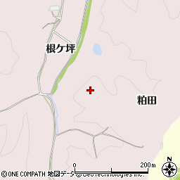 福島県いわき市平上山口（粕田）周辺の地図