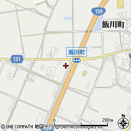 石川県七尾市飯川町（ユ）周辺の地図