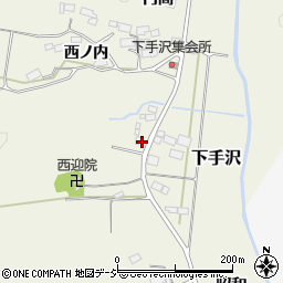 福島県棚倉町（東白川郡）下手沢（柳町）周辺の地図