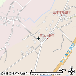 新潟県妙高市三本木新田196周辺の地図