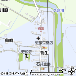 近津郵便局周辺の地図