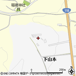 福島県東白川郡棚倉町下山本松並平周辺の地図