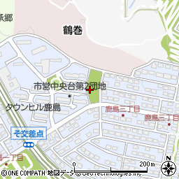 鶴巻公園周辺の地図