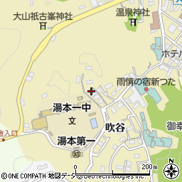 福島県いわき市常磐湯本町吹谷27-2周辺の地図