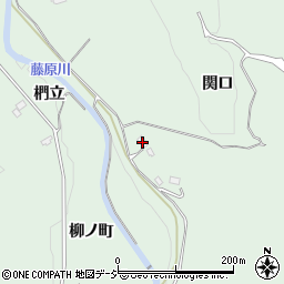 福島県いわき市常磐藤原町関口周辺の地図