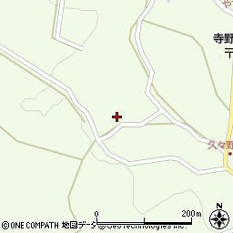 新潟県上越市板倉区久々野（下久々野）周辺の地図