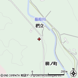 福島県いわき市常磐藤原町柳ノ町周辺の地図