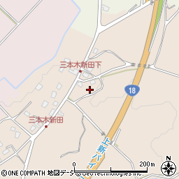 新潟県妙高市三本木新田152周辺の地図