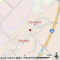 新潟県妙高市三本木新田161周辺の地図