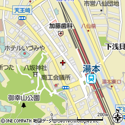 湯本駅前みゆきの湯周辺の地図