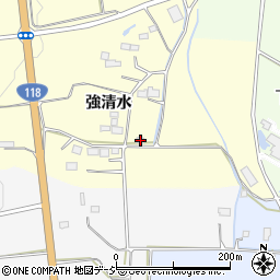 福島県東白川郡棚倉町塚原強清水42-3周辺の地図