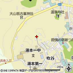 福島県いわき市常磐湯本町吹谷周辺の地図