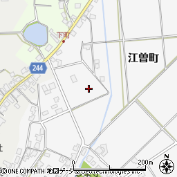 石川県七尾市江曽町周辺の地図