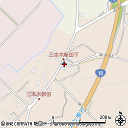 新潟県妙高市三本木新田155周辺の地図