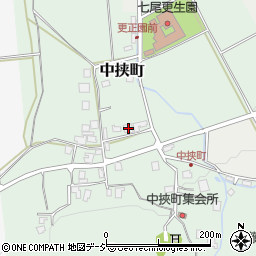 石川県七尾市中挟町レ5周辺の地図