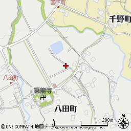 石川県七尾市八田町周辺の地図