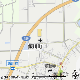石川県七尾市飯川町コ周辺の地図