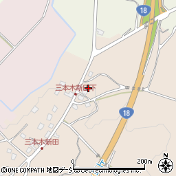 新潟県妙高市三本木新田34周辺の地図