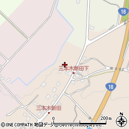 新潟県妙高市三本木新田165周辺の地図
