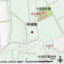 石川県七尾市中挟町（レ）周辺の地図
