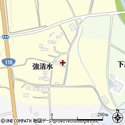 福島県東白川郡棚倉町塚原強清水33-1周辺の地図