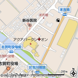 石川県羽咋郡志賀町末吉新保向周辺の地図
