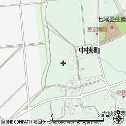 石川県七尾市中挟町ヲ周辺の地図