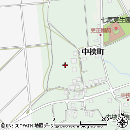 石川県七尾市中挟町（ヲ）周辺の地図
