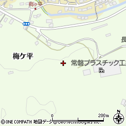 福島県いわき市常磐上湯長谷町周辺の地図