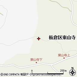 新潟県上越市板倉区東山寺周辺の地図